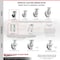 Service Caster 4 Inch V Groove Semi Steel Caster Set with Roller Bearings 2 Swivel Lock 2 Rigid SCC-30CS420-VGR-BSL-2-R-2 - alternate 3